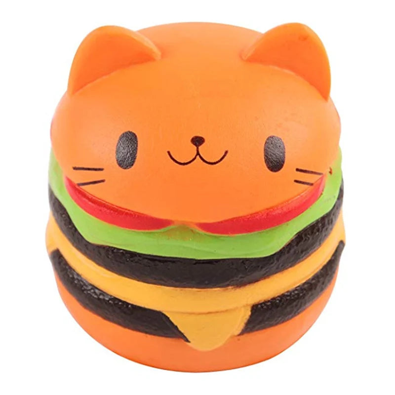 Jumbo Cat Burger Squishy