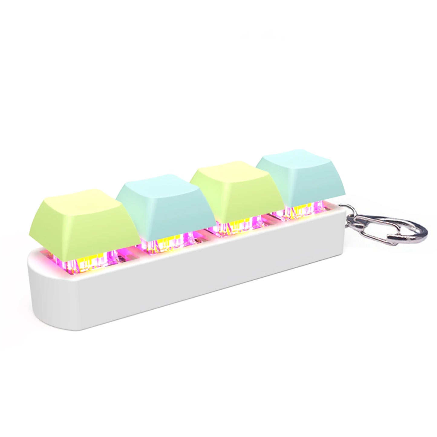 LED Keyboard Fidget Keychain