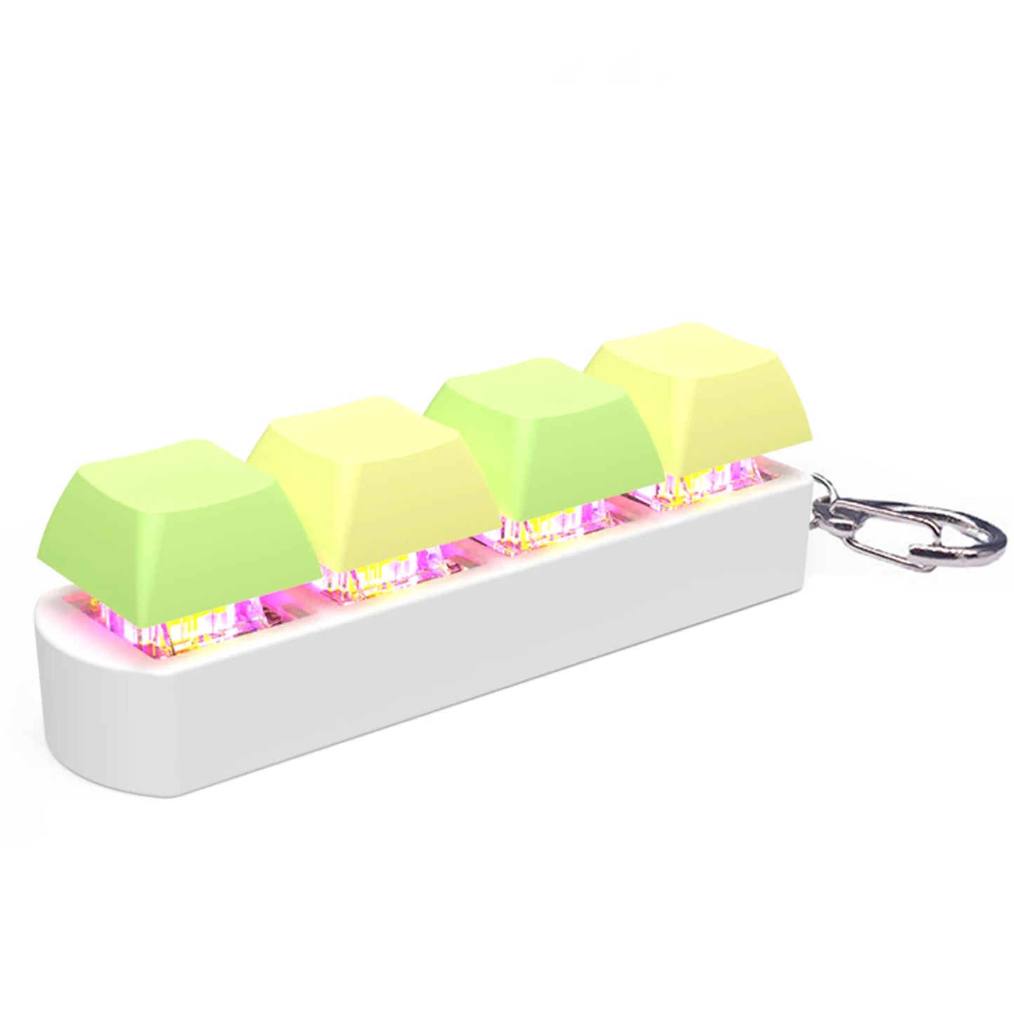 LED Keyboard Fidget Keychain